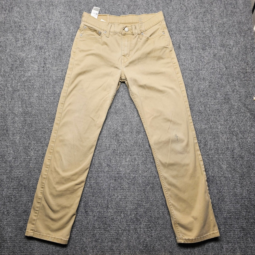 Levis 511 Slim Fit Khaki Tan All Seasons Tech Stretch Pants 30x30 04511-3376